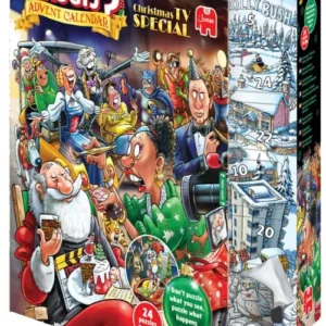 Wasgij Adventskalender 2026 – 24 x 54 stukjes